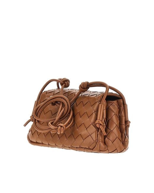 Bottega Veneta Brown 'Notturno' Intrecciato Nappa Leather Pouch