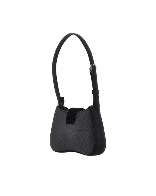 Emporio Armani Black Nappa Leather Mini Bowling Bag