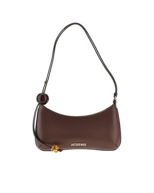 Borsa A Spalla 'Le Bisou Perle' Donna di Jacquemus in Brown