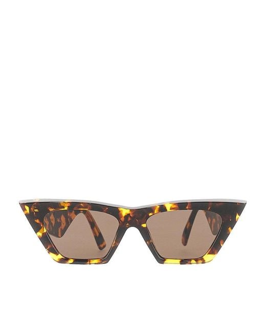 Occhiali Da Sole 'Peak Light' di Phoebe Philo in Brown