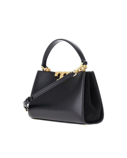 Tory Burch Blue Leather Mini 'Eleanor' Bag