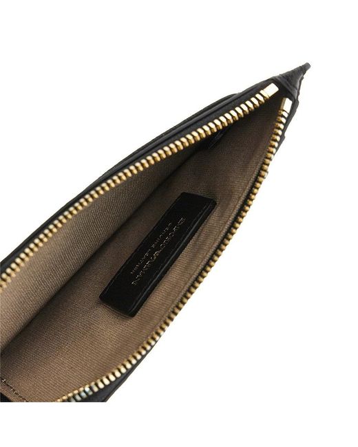 Emporio Armani Black Leather Cardholder Pouch