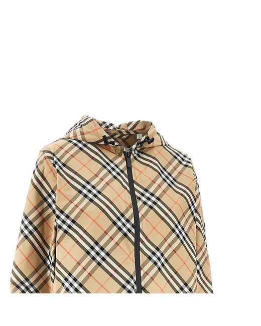 Burberry Natural Check Nylon Jacket