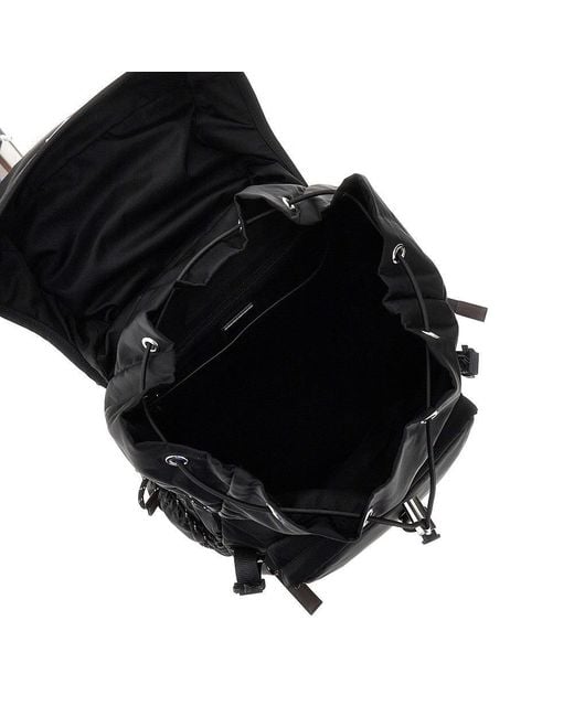 Prada Black Speedrock' Re-Nylon Backpack for men