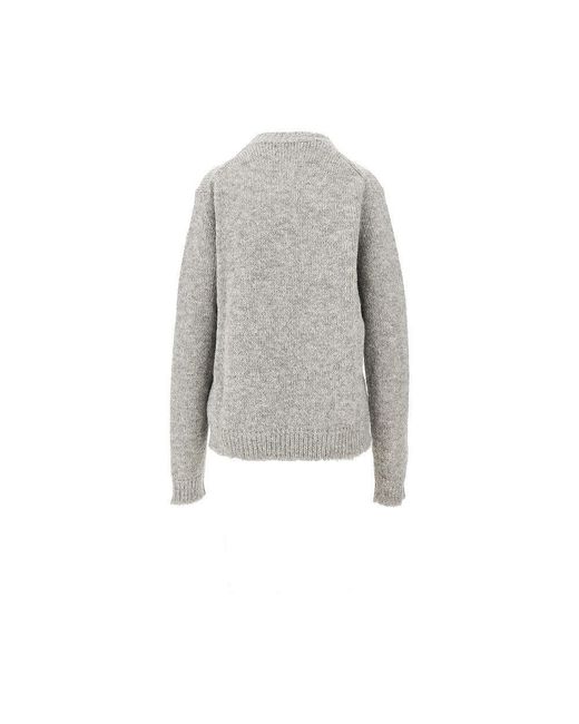 Pullover Girocollo di Jil Sander in Gray