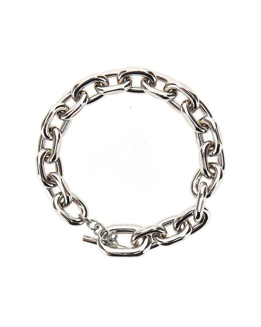 Rabanne Metallic Xl Link Necklace