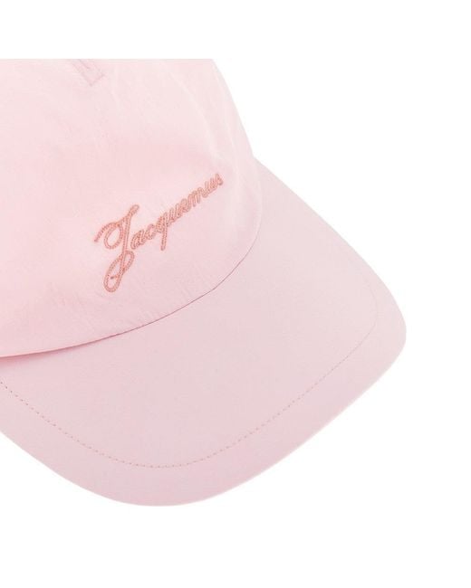 Jacquemus Pink 'Baluchon' Baseball Hat