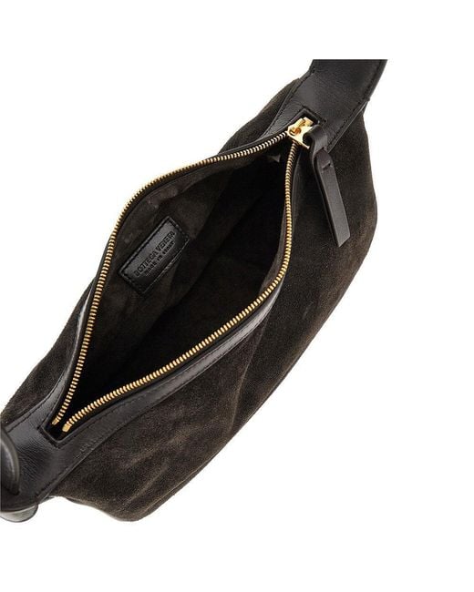 Bottega Veneta Black 'Nodo' Leather Shoulder Bag