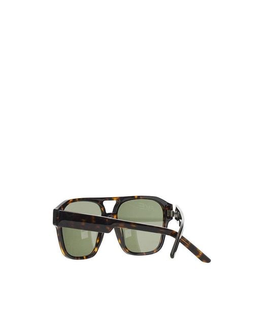 Facehide Green Face. Hide 'Doppioponte' Sunglasses for men