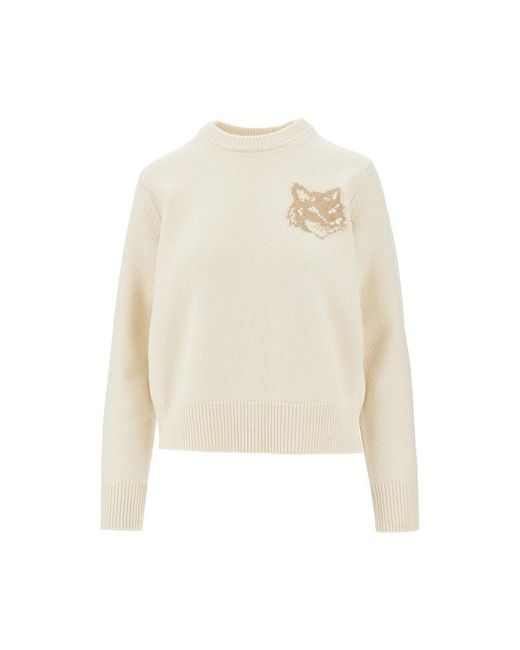 Pullover di Maison Kitsuné in White