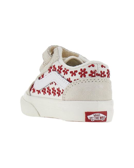 Vans Multicolor Embroidered Canvas Old Skool Sneakers Kids