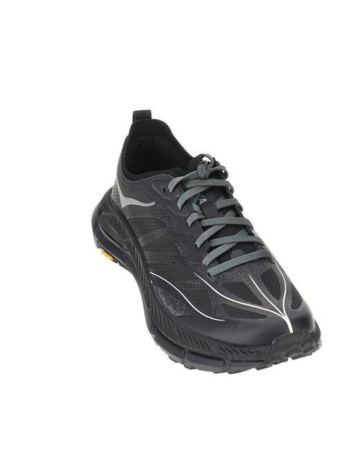 Hoka One One Gray 'Mafate Speed 4 Lite' Sneakers for men