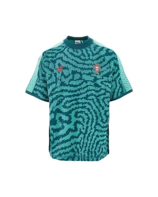 PUMA Blue Portogallo X Salehe Bembury King T-Shirt for men