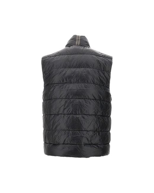 Canada Goose Black 'Crofton' Padded Vest for men