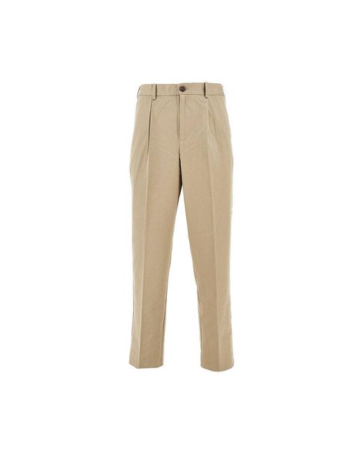 Wax London Natural 'Aubyn' Twill Pants With Dart for men