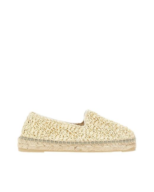 Manebí Natural Woven Raffia Espadrilles