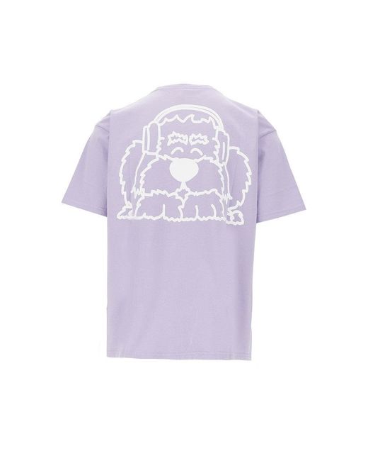 Public Possession Purple Cotton 'Tutto Musik' T-Shirt for men