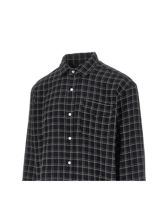 Forét Black 'Scout' Relaxed Fit Shirt for men