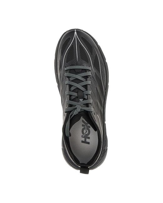 Hoka One One Gray 'Mafate Speed 4 Lite' Sneakers for men