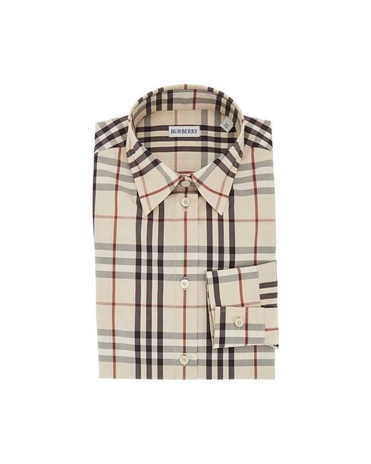 Burberry Natural Check Cotton Shirt
