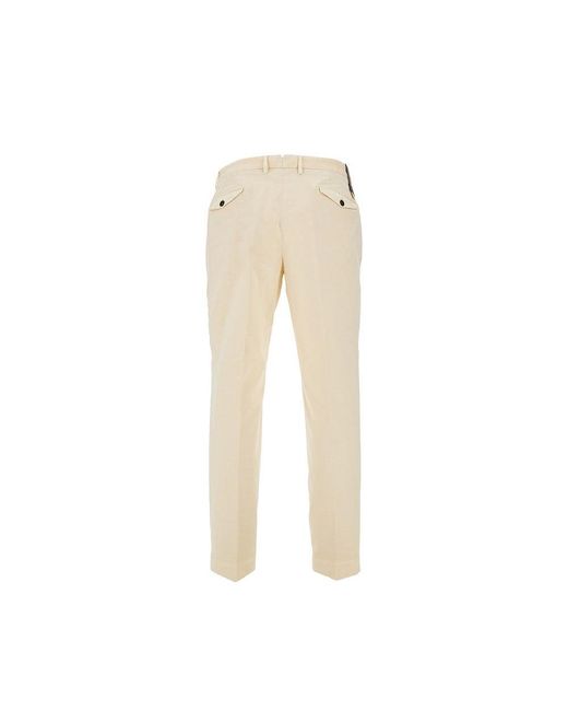 Santaniello Natural Stretch Twill 'Arechi' Trousers for men