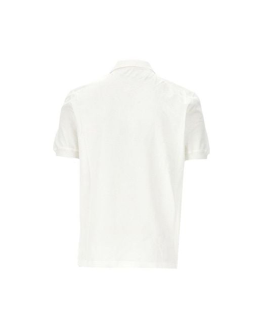 Polo di Brunello Cucinelli in White da Uomo