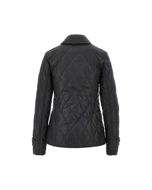 Burberry Black 'Fernleigh' Quilted Jacket