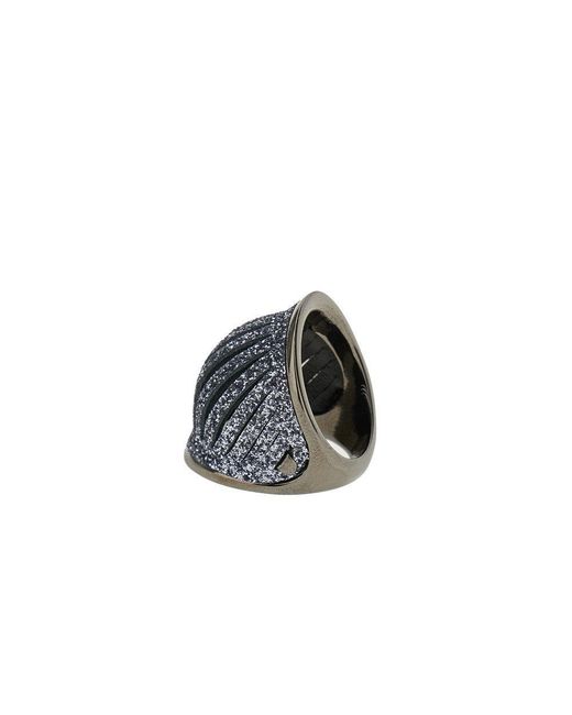 SO-LE STUDIO Gray 'Fiore' Ring