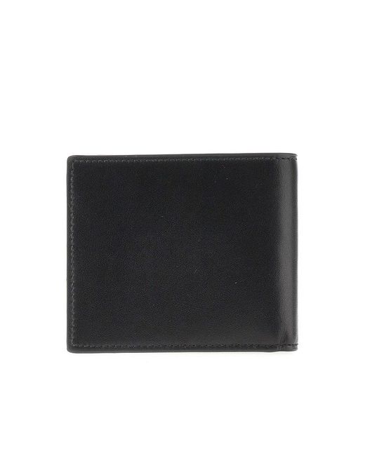 Gucci Black Leather Wallet With Horsebit Detail for men