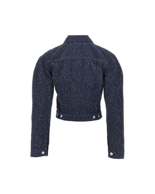 Jacquemus Blue De-Nîmes Ovalo Denim Jacket