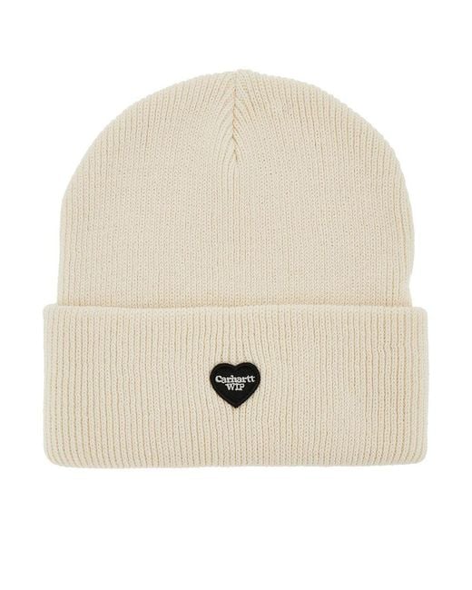 Carhartt Natural Logo Patch Beanie for men