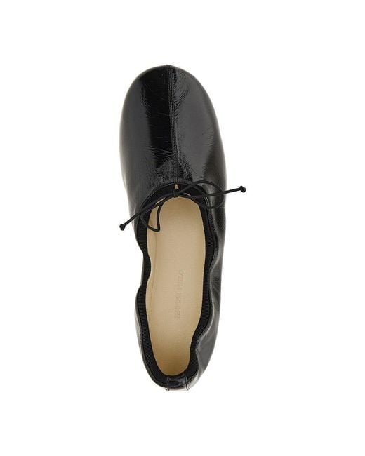 Phoebe Philo Black Patent Leather Ballerina Flats