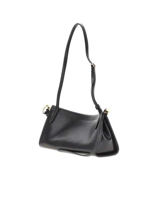 Alaïa Black Leather Small 'Le Click East West' Bag