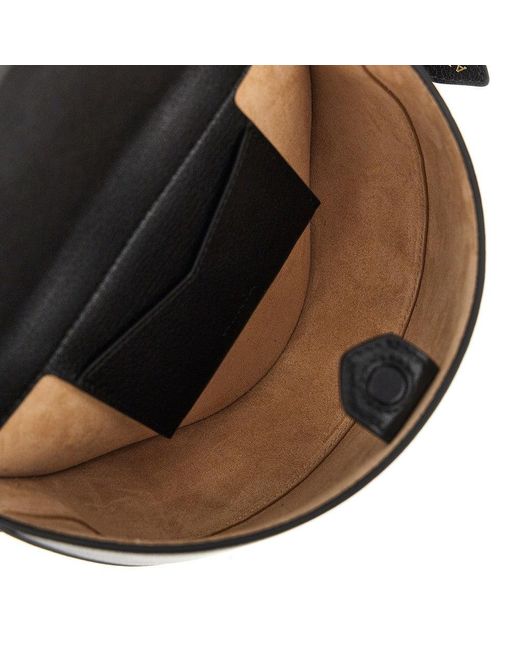 Alaïa Black Grained Leather Moulded Bag