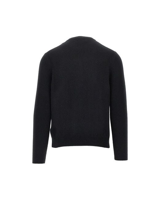 Ballantyne Blue Cashmere Lozenge Sweater for men