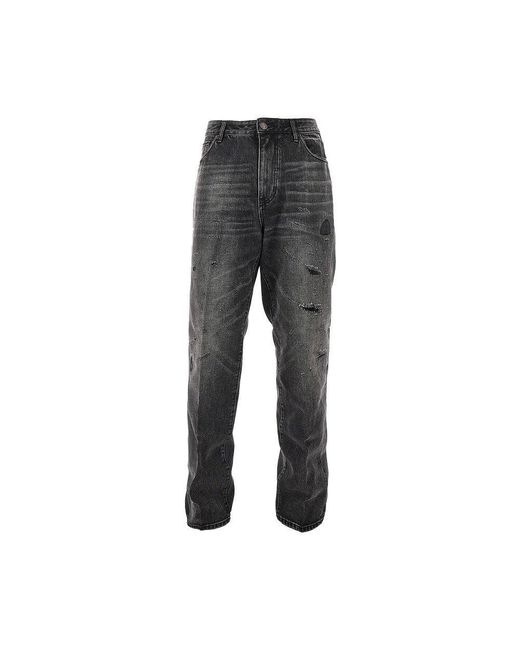 Emporio Armani Gray Regular Fit J22 Jeans for men