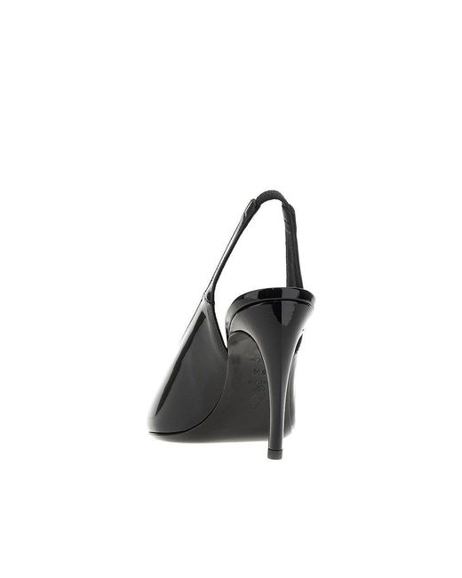 Slingback 'Viper' di The Attico in Black