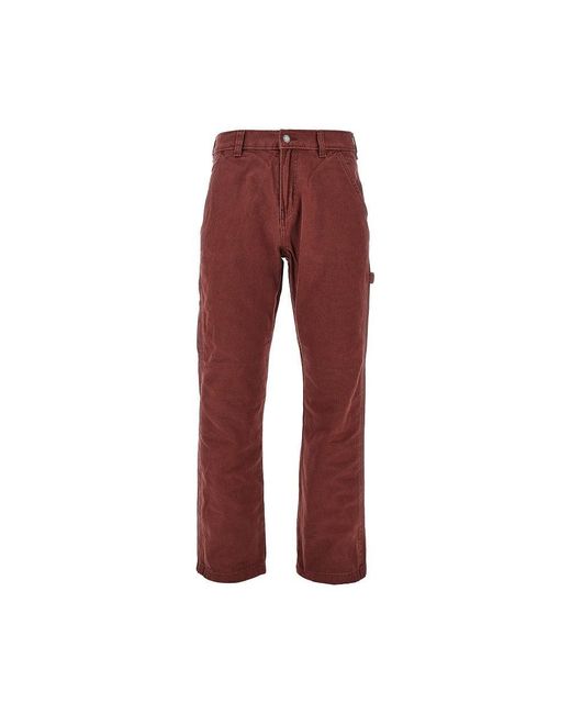 Dickies Red Carpenter Canvas Pants for men