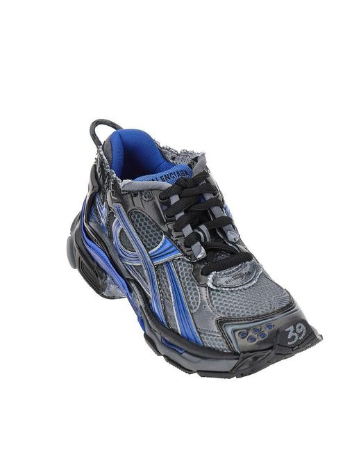 Balenciaga Blue 'Runner' Sneakers for men