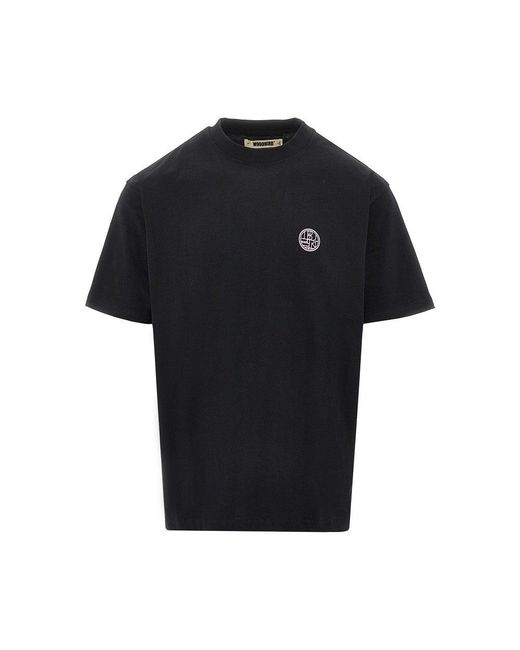 Woodbird Black 'Wbbaine Dump' T-Shirt for men
