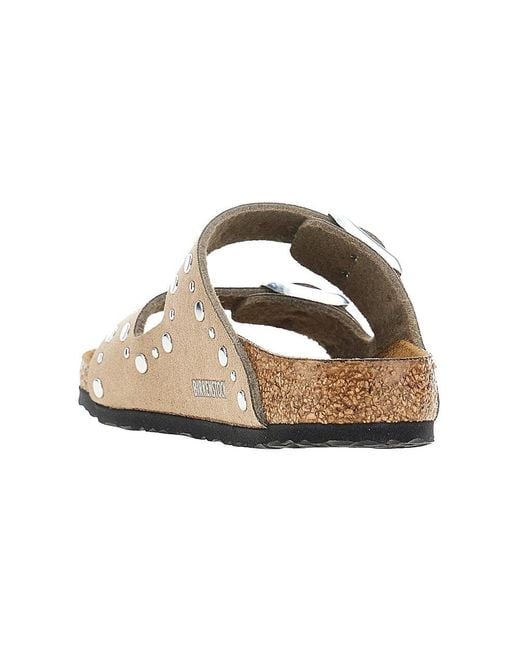 Birkenstock Multicolor 'Arizona' Rivets Slides Kids