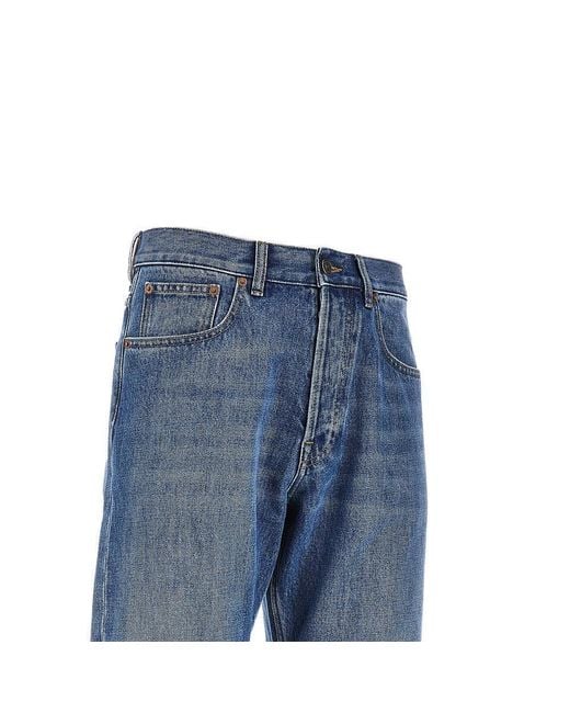 Valentino Blue Regular Fit Jeans for men