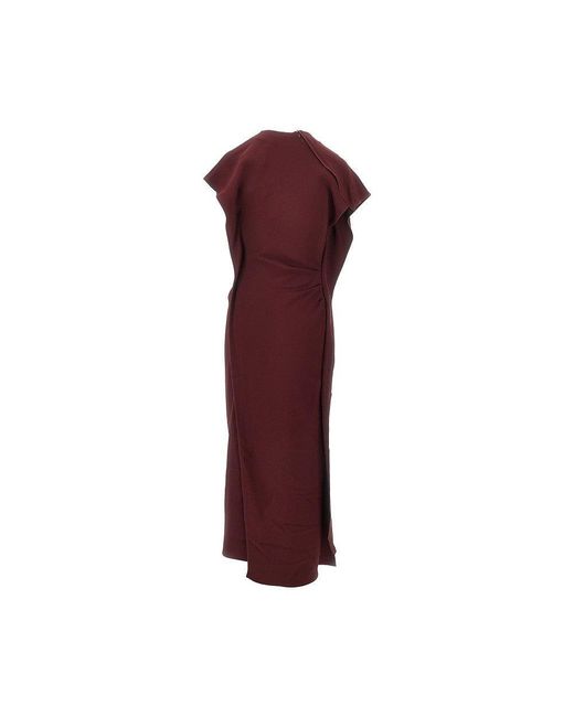 Victoria Beckham Red 'Victoria' Cady Dress