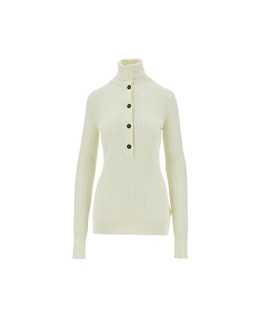 Entire studios White High-Neck Henly Sweater