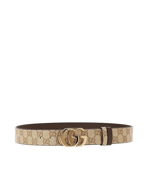 Gucci Natural Double G Reversible Belt for men