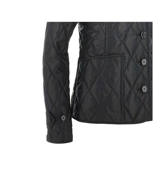 Burberry Black 'Fernleigh' Quilted Jacket