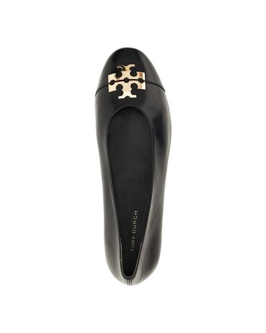 Tory Burch Blue 'Charlie' Nappa Leather Ballerinas