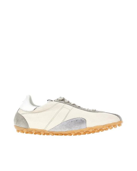 Maison Margiela Natural 'Sprinters' Leather Sneakers for men