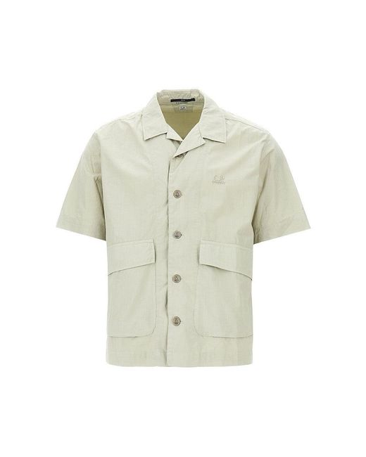 C P Company Multicolor Poplin Safari Shirt for men