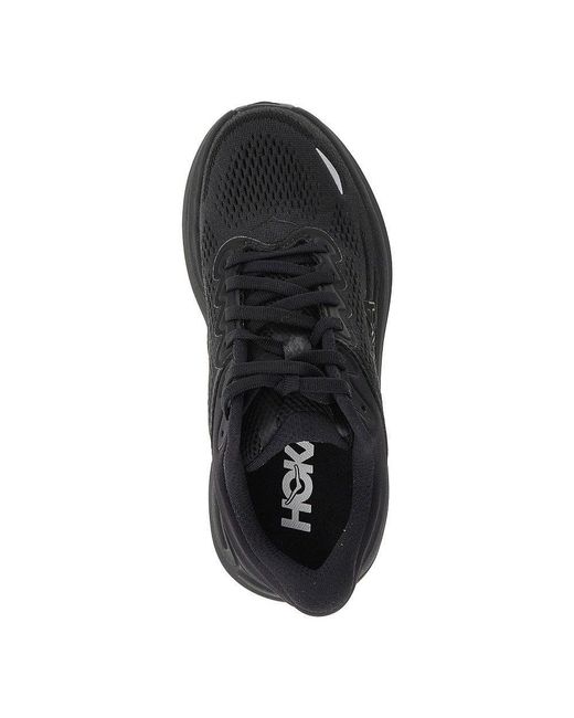 Hoka One One Black 'Bondi 9' Sneakers